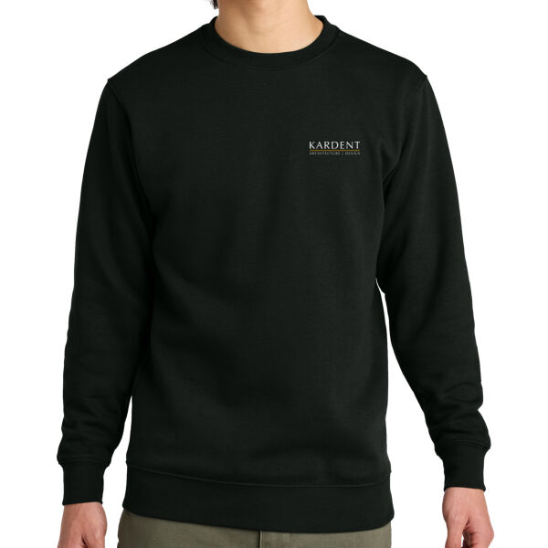 Men’s/Unisex Printed Kardent - Fleece Crew Sweatshirt Thumbnail