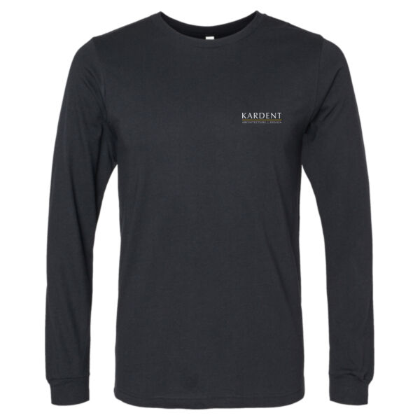 Men’s/Unisex Printed Kardent - Unisex Heather CVC Long Sleeve Tee Thumbnail