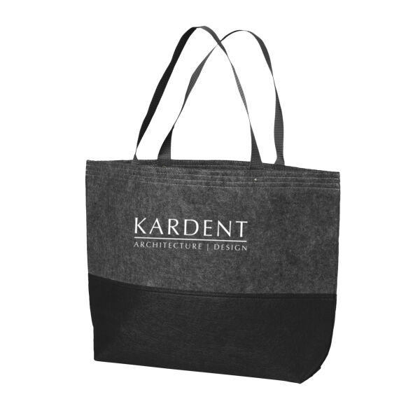 Printed Kardent - Large Felt Tote Thumbnail