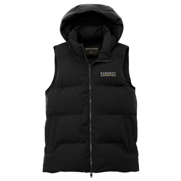 Kardent Embroidered - Women's Puffy Vest Thumbnail